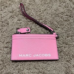 Marc Jacobs Vibrant Pink Card Holder/wristlet